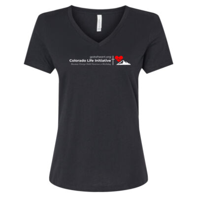 Bella Canvas Ladies V-Neck T-shirt Thumbnail